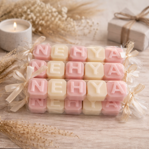 Lettre Fondant parfumé - 5g pour événements (baptême, anniversaire..)