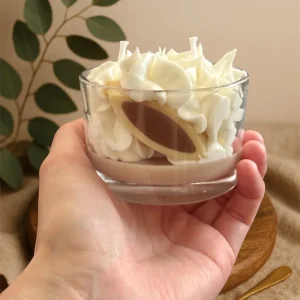 Bougie gourmande : Chocolat noisettes 120g