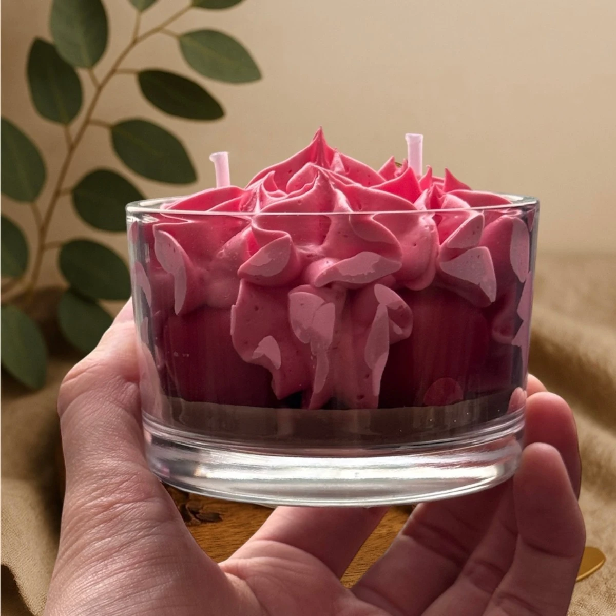 Bougie gourmande : Pomme d'amour 120g
