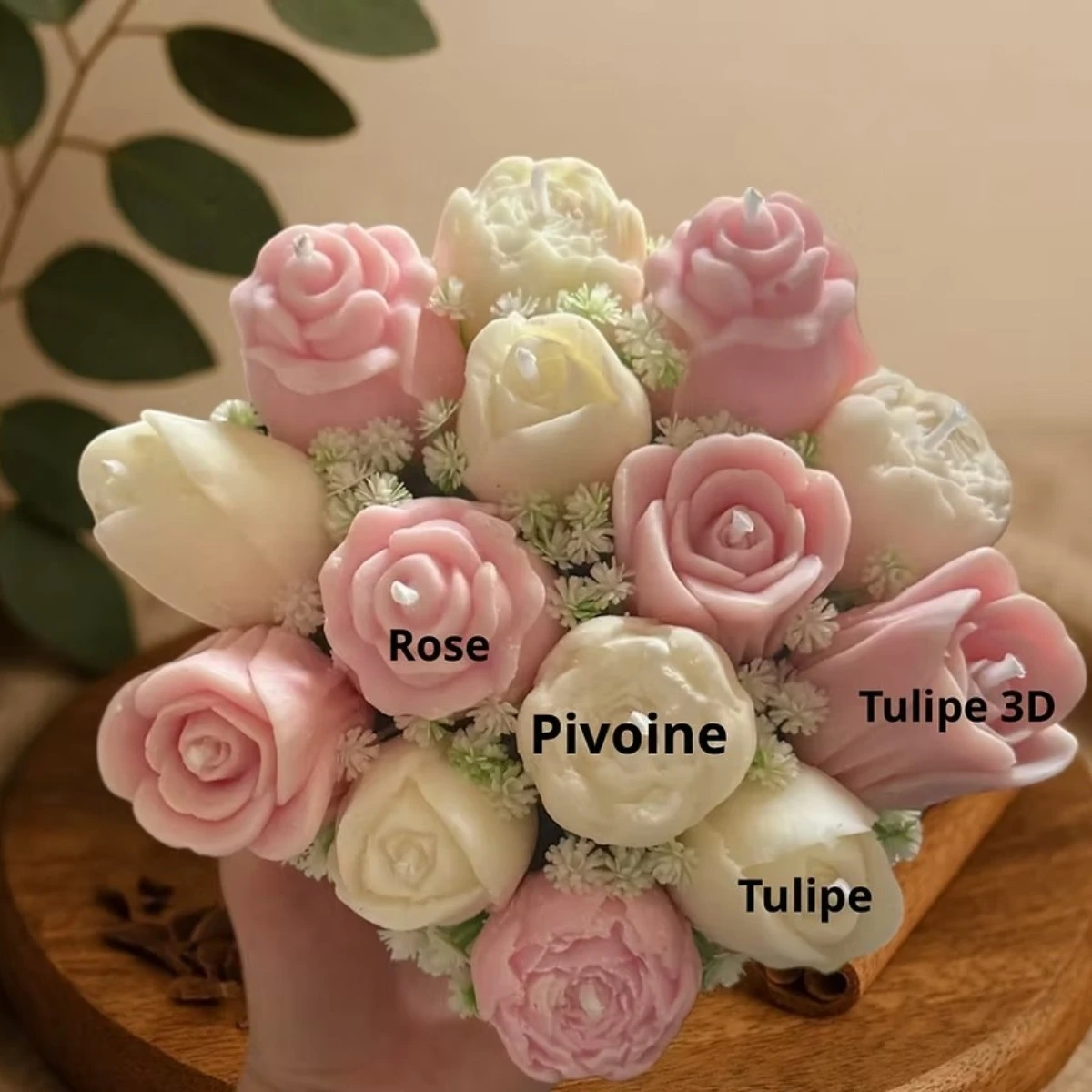 Bouquet parfumé de 13 fleurs au choix (personnalisable) – Image 2