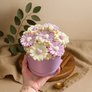 Bouquet parfumé de 7 marguerites (personnalisable)