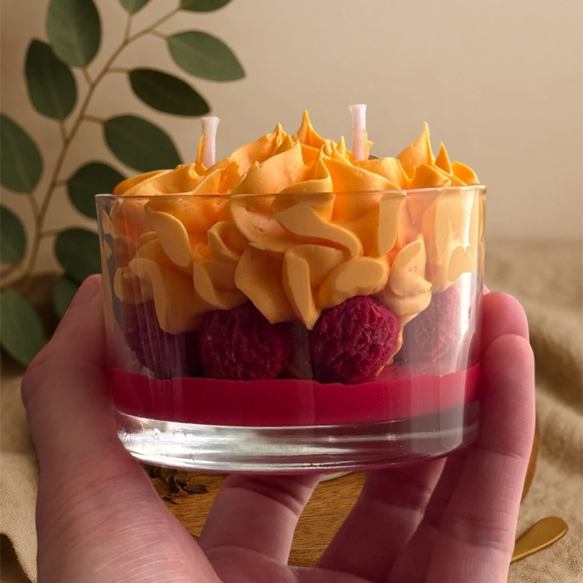 Bougie gourmande : Pastèque Melon 120g