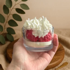 Bougie gourmande : Framboise 120g