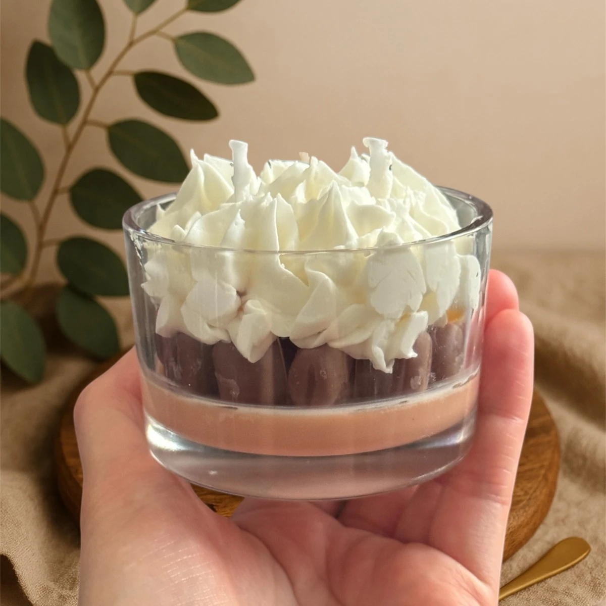 Bougie gourmande : Cappuccino 120g