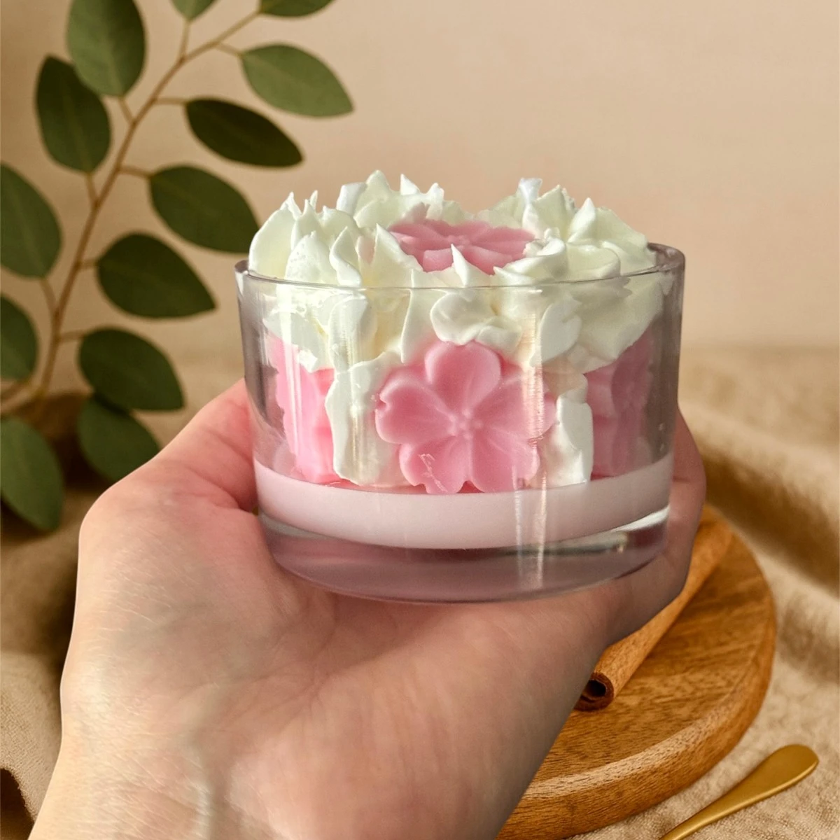 Bougie gourmande : Fleur de cerisier 120g