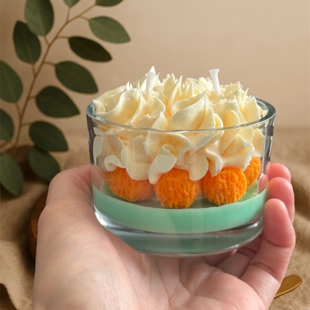 Bougie gourmande : Fleur d'oranger 120g