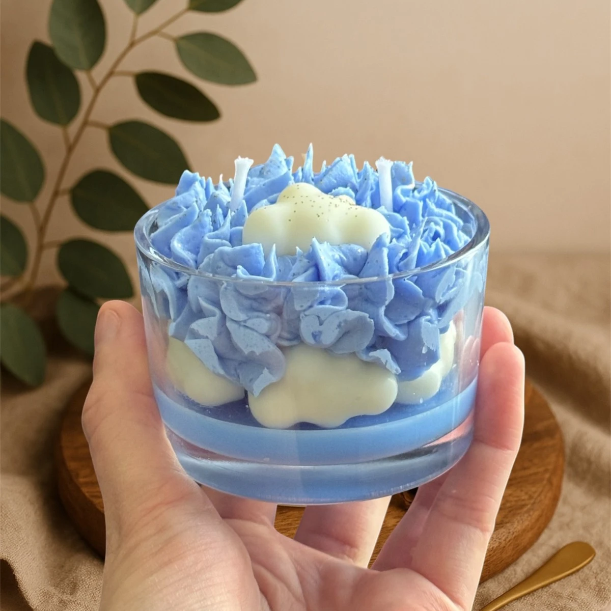 Bougie gourmande : Linge frais 120g