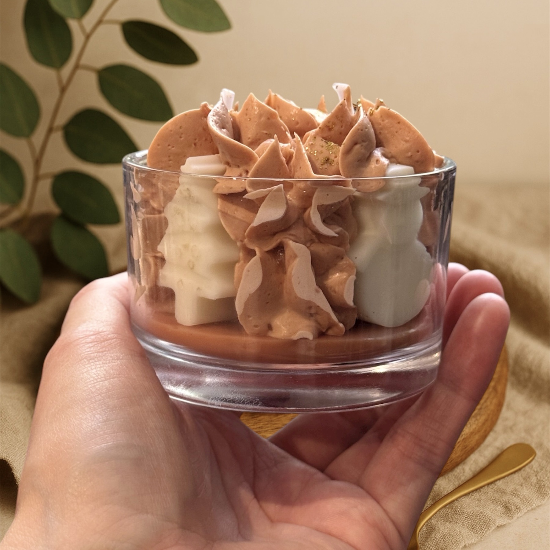 Bougie gourmande : Bûche de Noël 120g